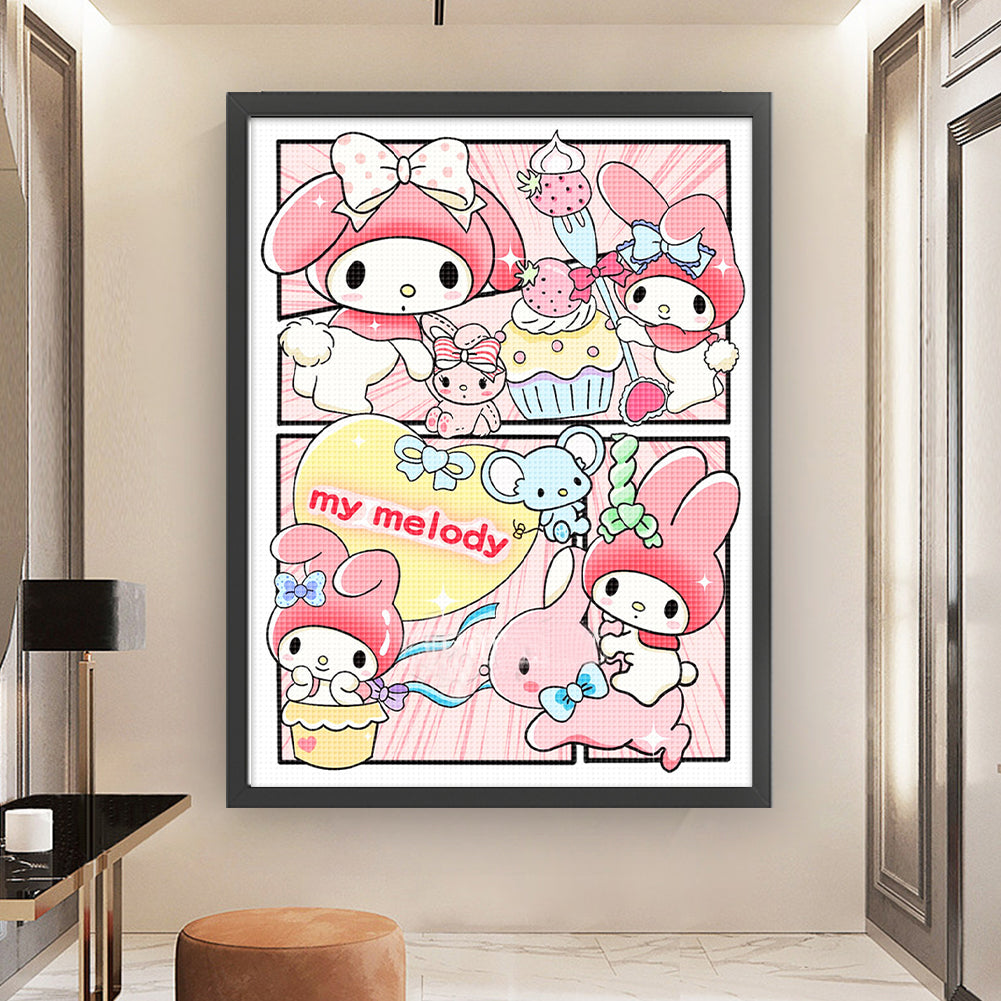 Melody - 11CT Stamped Cross Stitch 50*68CM