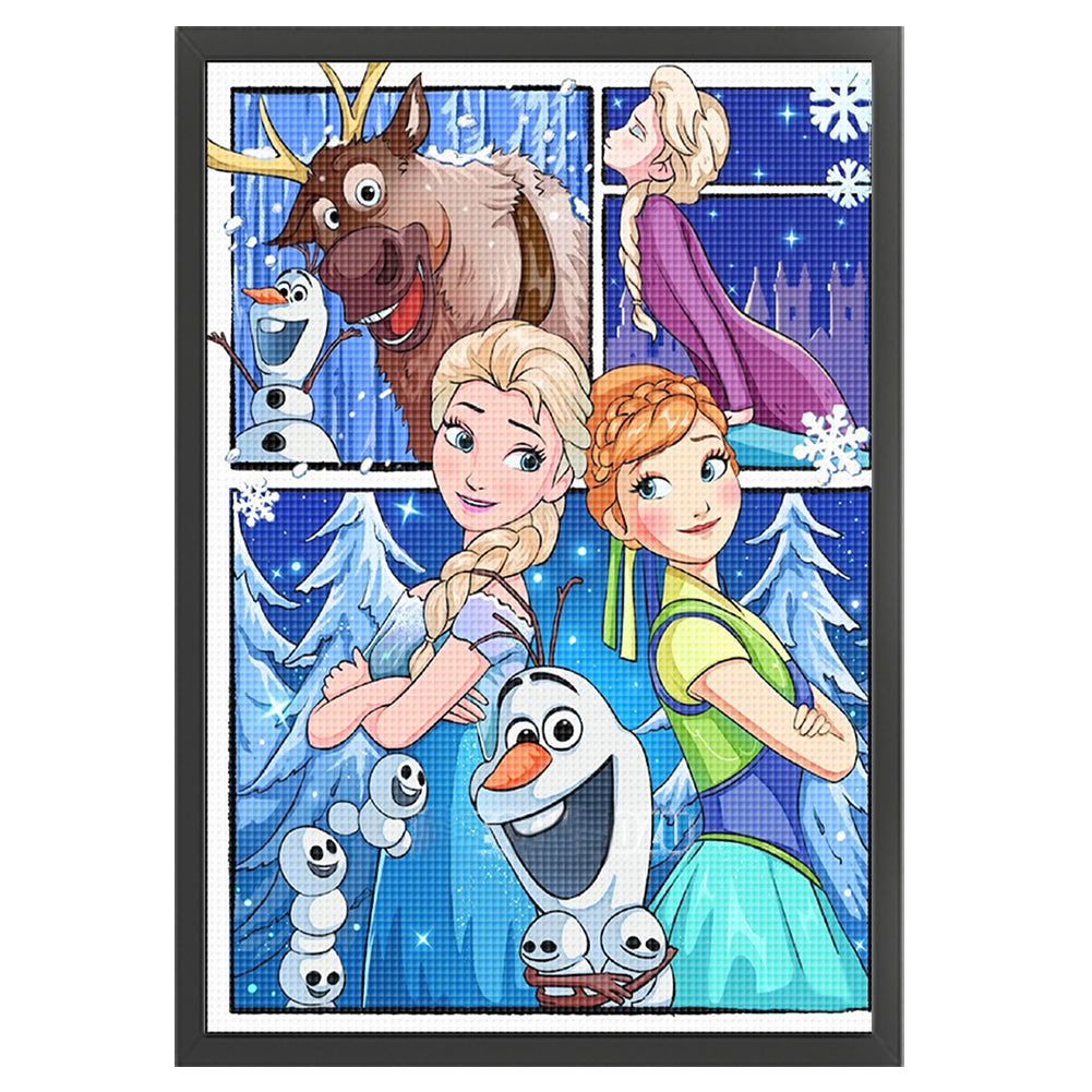 Frozen - 11CT Stamped Cross Stitch 50*70CM
