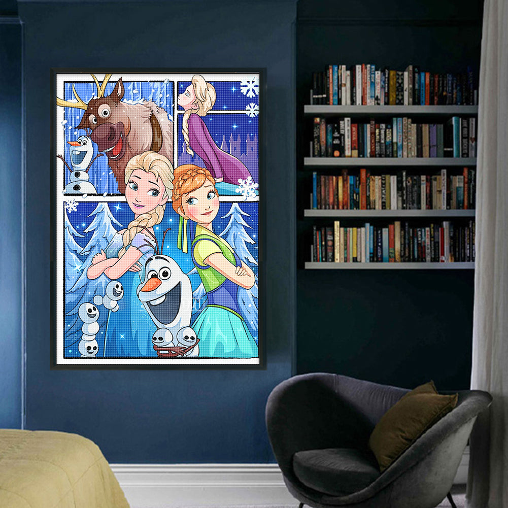 Frozen - 11CT Stamped Cross Stitch 50*70CM