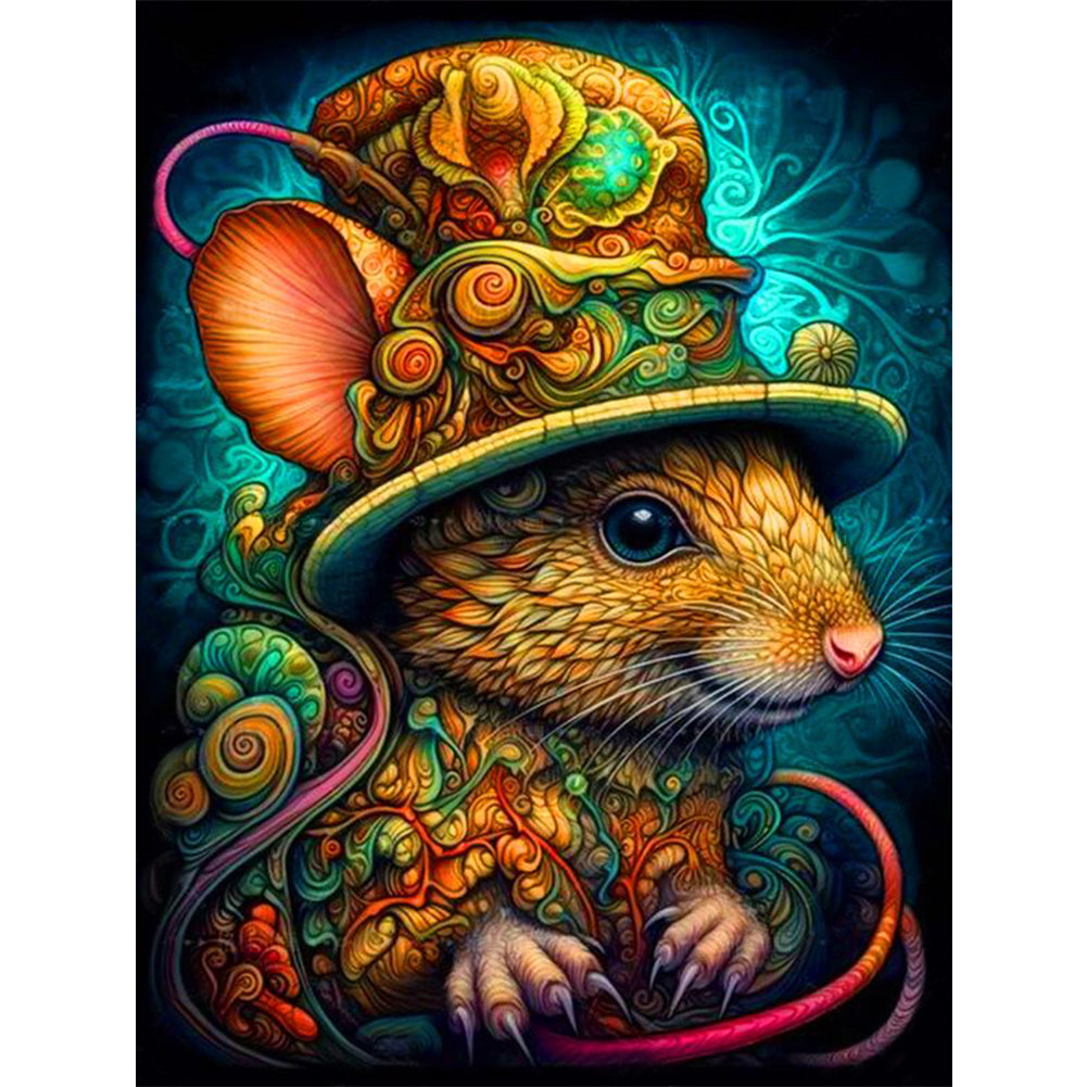 Little Mouse - 11CT Stamped Cross Stitch 40*55CM