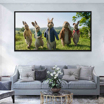 Rabbit - Full Round Drill Diamond Painting 80*40CM