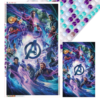 Marvel All Star - Full Round Drill Diamond Painting 70*120CM