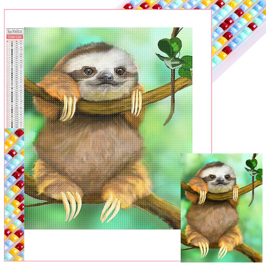 Sloth - Full Square Drill Diamond Painting 50*60CM