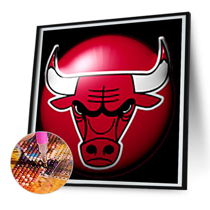 Chicago Bulls - Full Round Drill Diamond Painting 30*30CM