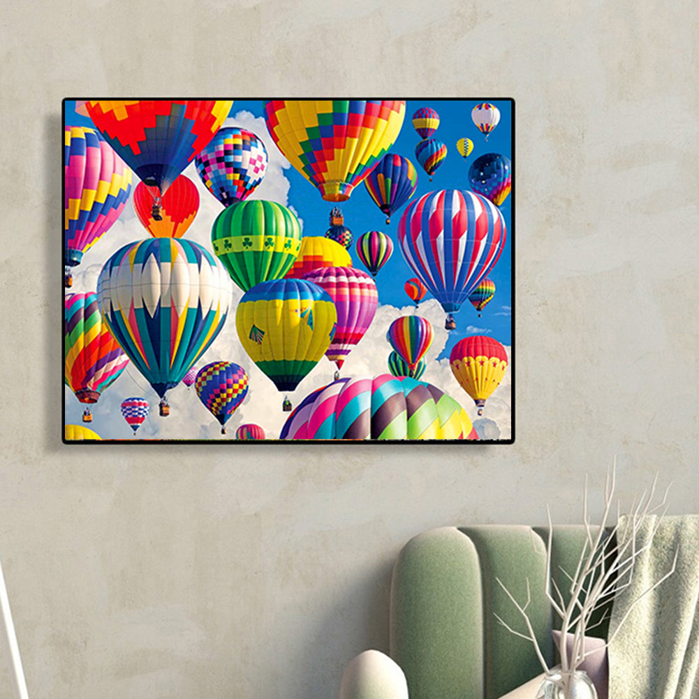 Hot Air Balloon - Full Square Drill Diamond Painting 50*40CM