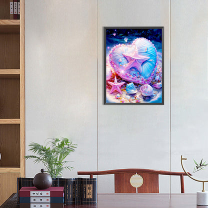 Dreamy Pink Shell - Full Round Drill Diamond Painting 30*40CM