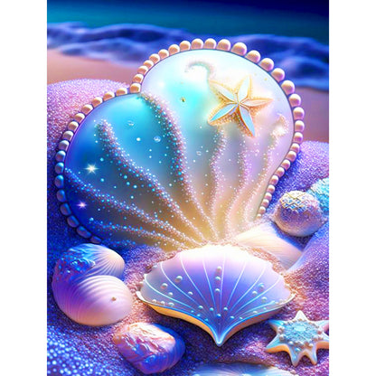 Dream Love Shell - Full Round Drill Diamond Painting 30*40CM