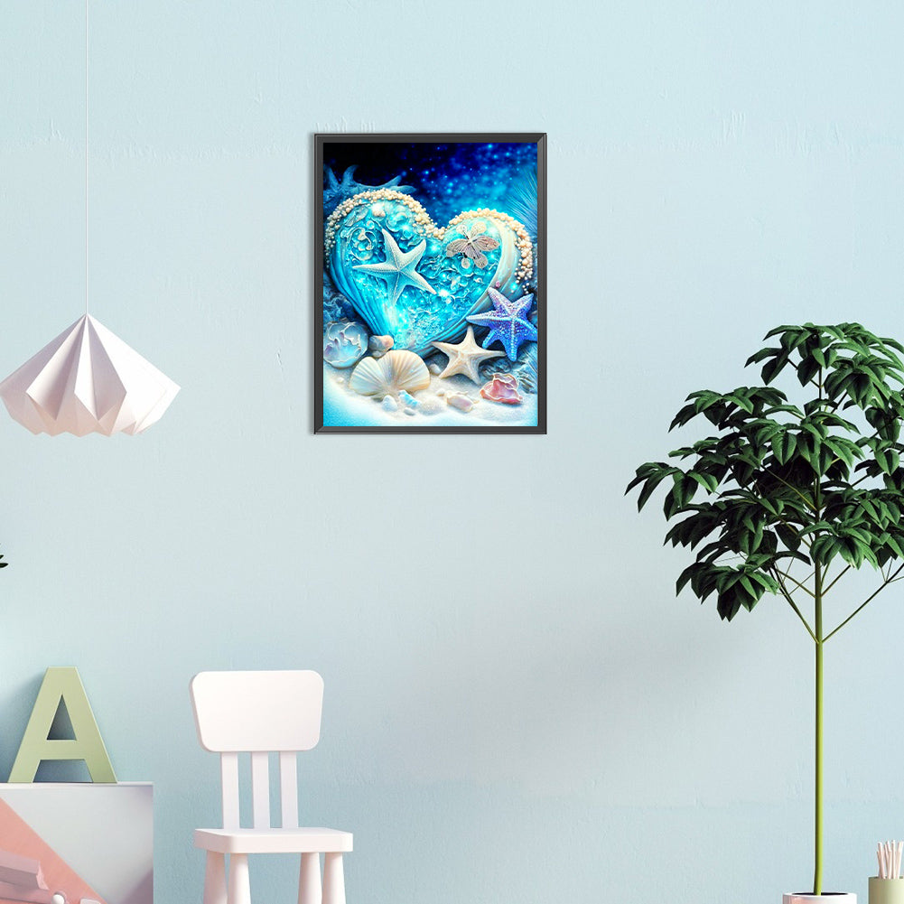 Dream Starfish Love - Full Round Drill Diamond Painting 30*40CM