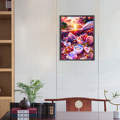 Dreamy Riverside - Full Round Drill Diamond Painting 30*40CM
