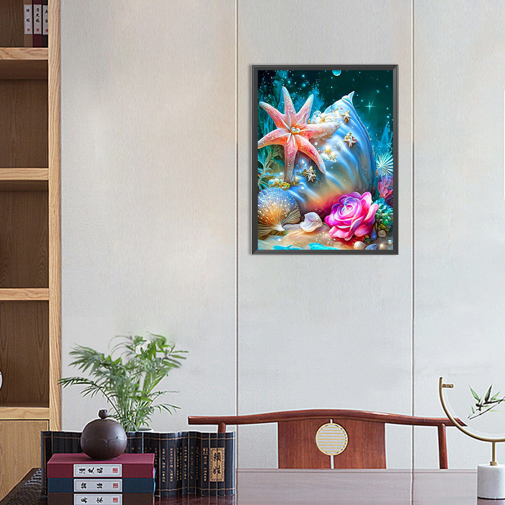 Fantasy Seashells - Full Round Drill Diamond Painting 30*40CM