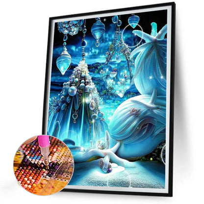 Dream Undersea Residence - Full Round Drill Diamond Painting 30*40CM