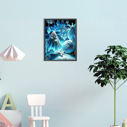 Dream Undersea Residence - Full Round Drill Diamond Painting 30*40CM