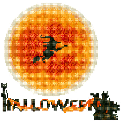 DIY Child Stickers Toy Creative Diamond Stickers Halloween Element Gift for Kids