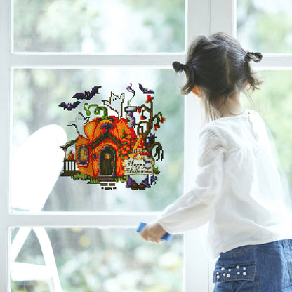 DIY Child Stickers Toy Creative Diamond Stickers Halloween Element Gift for Kids