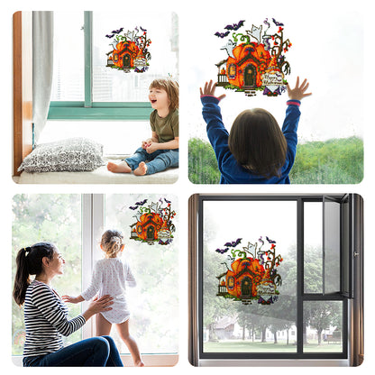 DIY Child Stickers Toy Creative Diamond Stickers Halloween Element Gift for Kids