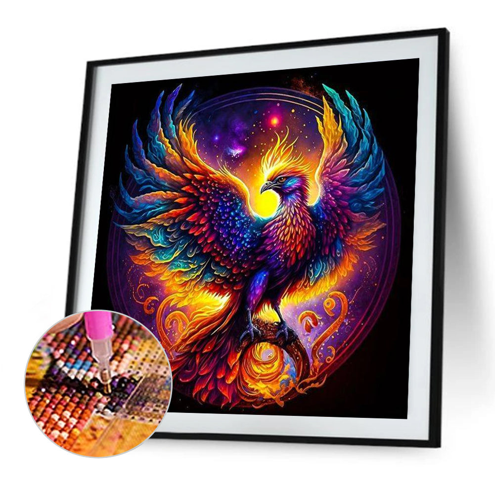 Phoenix - AB Round Drill Diamond Painting 40*40CM