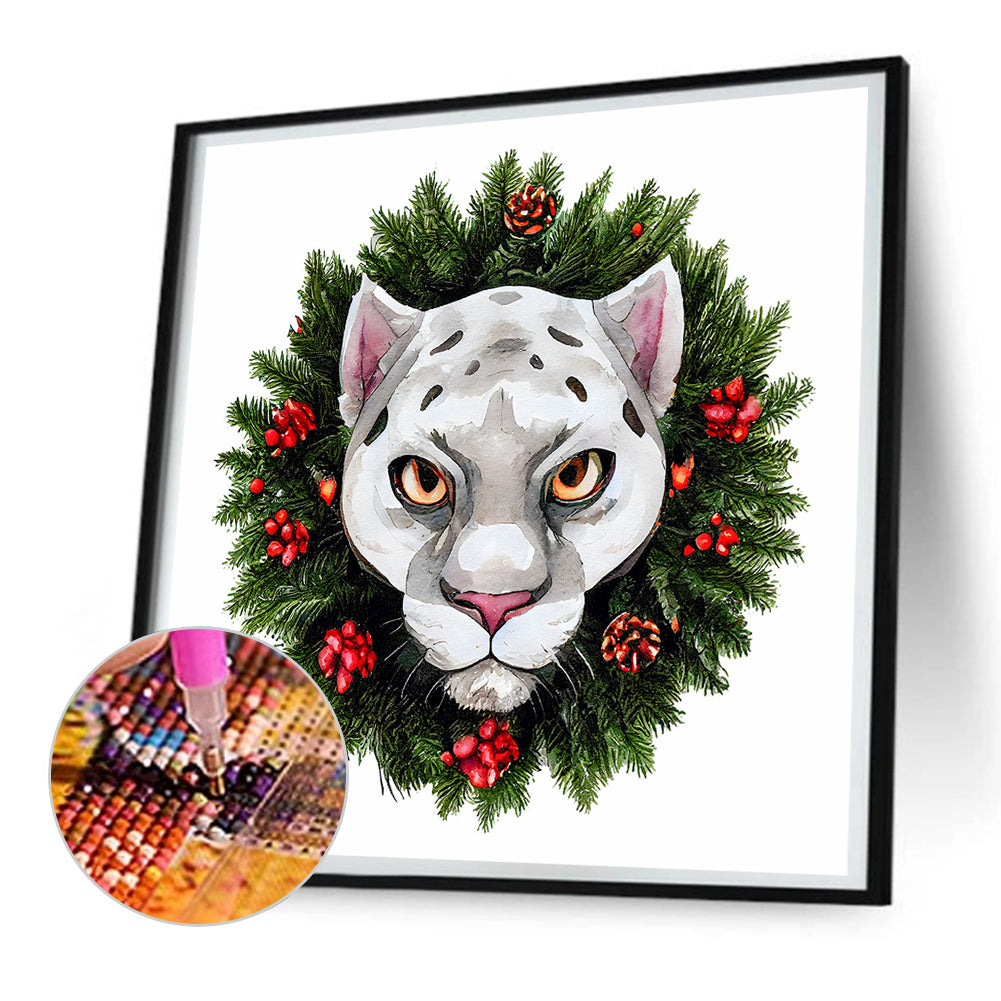 Small Animal Leopard Leopard - Full Round Drill Diamond Painting 30*30CM