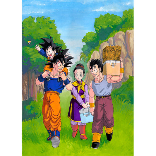 Anime Dragon Ball - Full Round Drill Diamond Painting 30*40CM