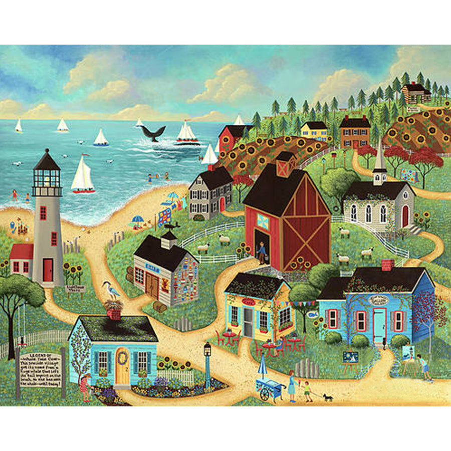 Whale Tale Cove - Full Round 40*50CM