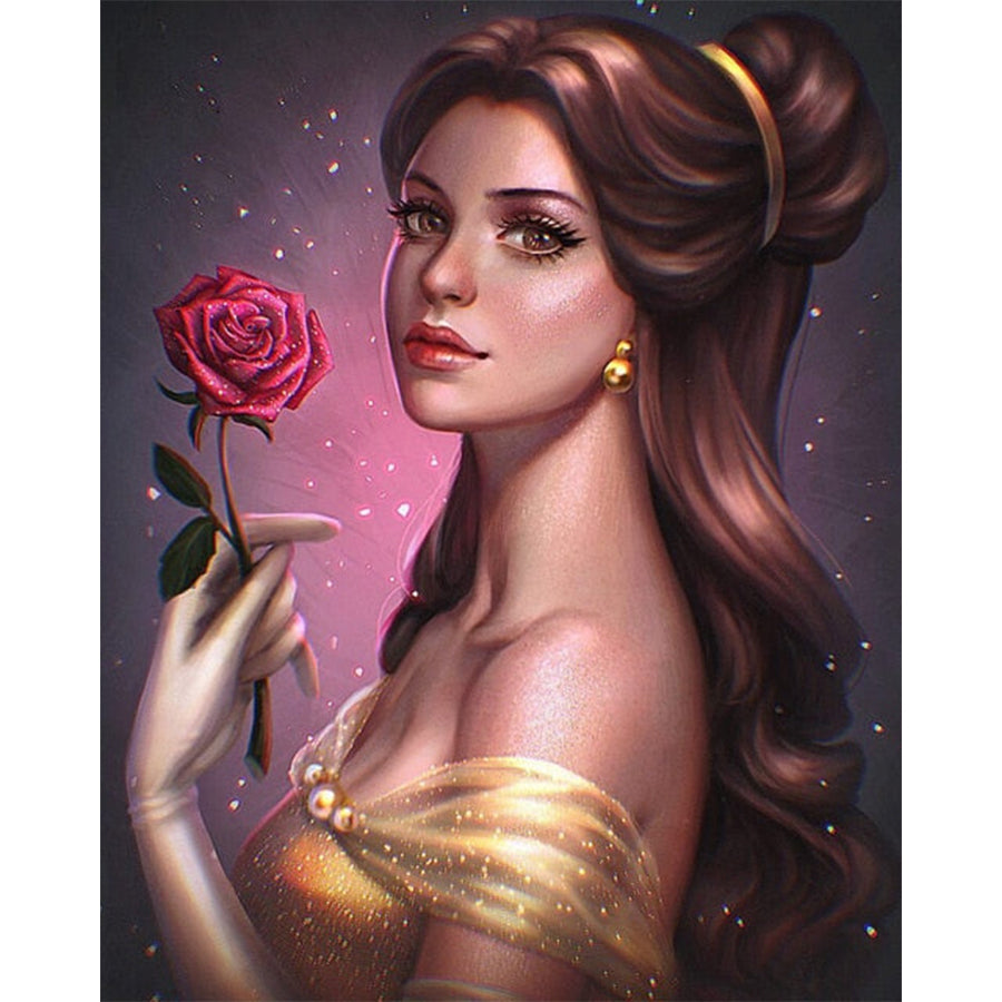 Disney Princess - Full Round Drill Diamond Painting 30*40CM