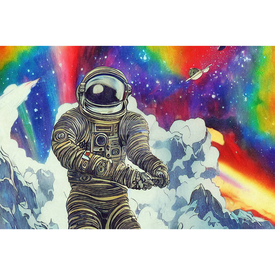 Spacemen - Full Round Drill Diamond Painting 30*40CM