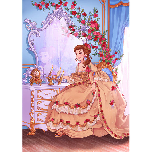 Disney Princess - Full Round Drill Diamond Painting 30*40CM