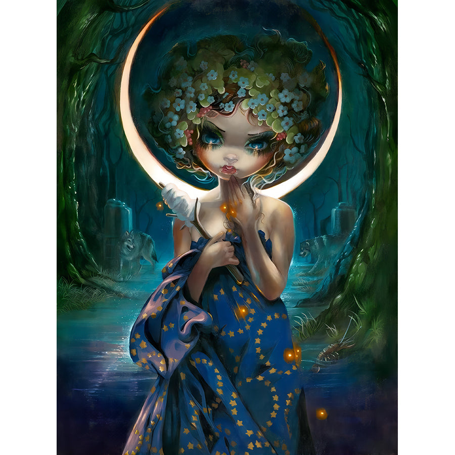 Big Eye Doll - Full Round Drill Diamond Painting 30*40CM